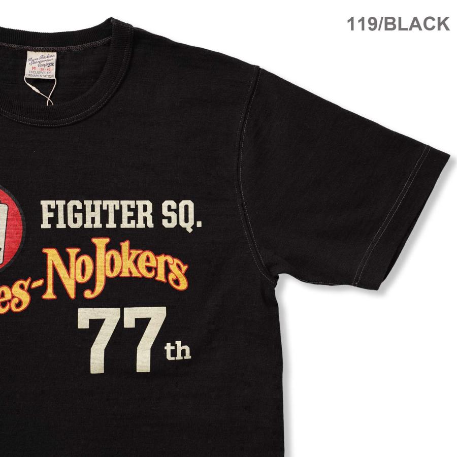 BUZZ RICKSON'S バズリクソンズ 半袖Tシャツ SLUB YARN T-SHIRT "77th FTR SQ" BR79728 | BUZZ RICKSON'S | 02