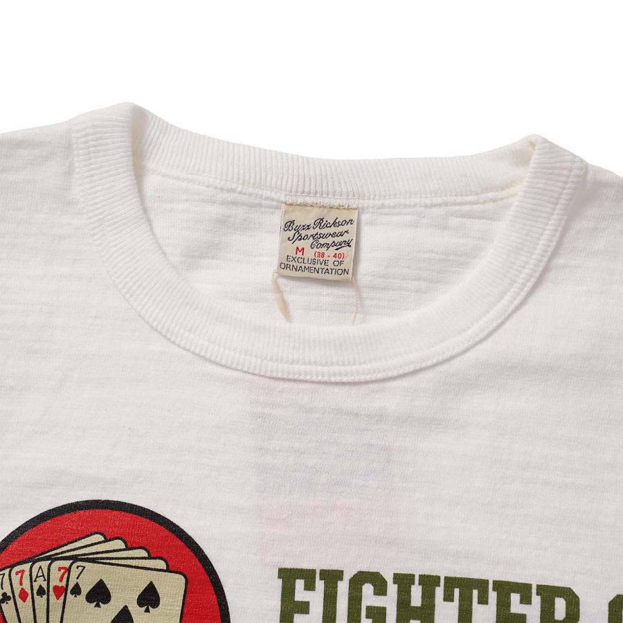 BUZZ RICKSON'S バズリクソンズ 半袖Tシャツ SLUB YARN T-SHIRT "77th FTR SQ" BR79728 | BUZZ RICKSON'S | 03