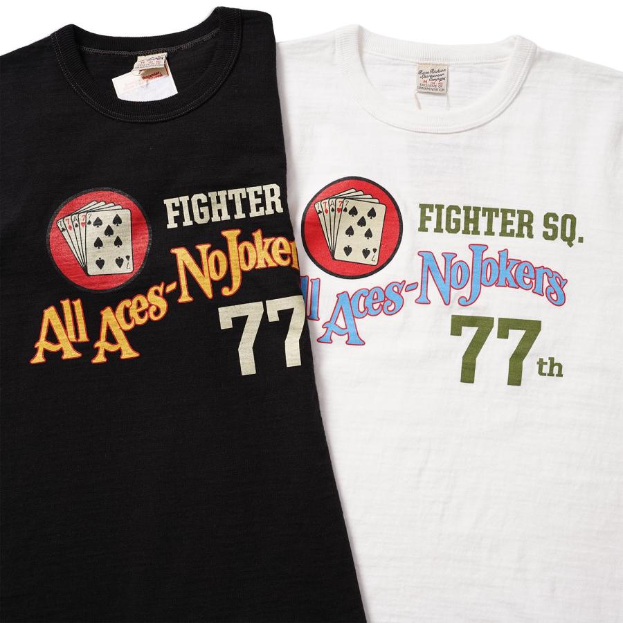 BUZZ RICKSON'S バズリクソンズ 半袖Tシャツ SLUB YARN T-SHIRT "77th FTR SQ" BR79728 | BUZZ RICKSON'S | 05