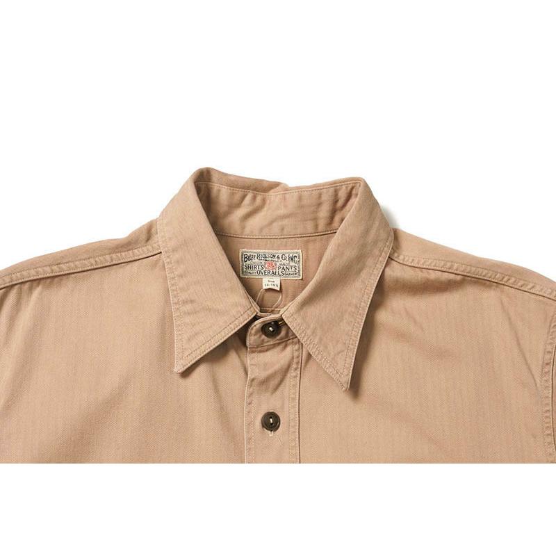 BUZZ RICKSON'S バズリクソンズ 半袖 シャツ “HERRINGBONE S/S WORK SHIRT” BR38401 | BUZZ RICKSON'S | 01