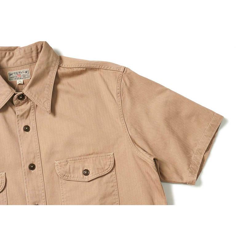 BUZZ RICKSON'S バズリクソンズ 半袖 シャツ “HERRINGBONE S/S WORK SHIRT” BR38401 | BUZZ RICKSON'S | 02
