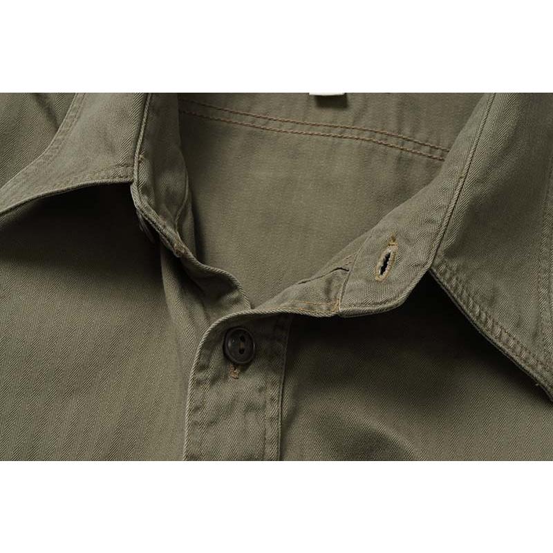 BUZZ RICKSON'S バズリクソンズ 半袖 シャツ “HERRINGBONE WORK SHIRTS (SHORT SLEEVE) ” BR39202 | BUZZ RICKSON'S | 02