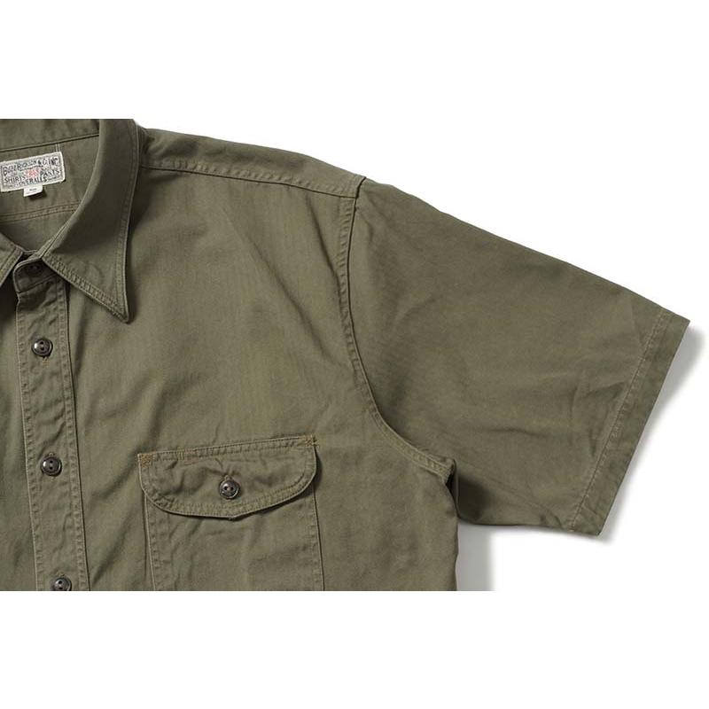 BUZZ RICKSON'S バズリクソンズ 半袖 シャツ “HERRINGBONE WORK SHIRTS (SHORT SLEEVE) ” BR39202 | BUZZ RICKSON'S | 03