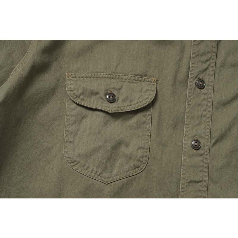 BUZZ RICKSON'S バズリクソンズ 半袖 シャツ “HERRINGBONE WORK SHIRTS (SHORT SLEEVE) ” BR39202 | BUZZ RICKSON'S | 04