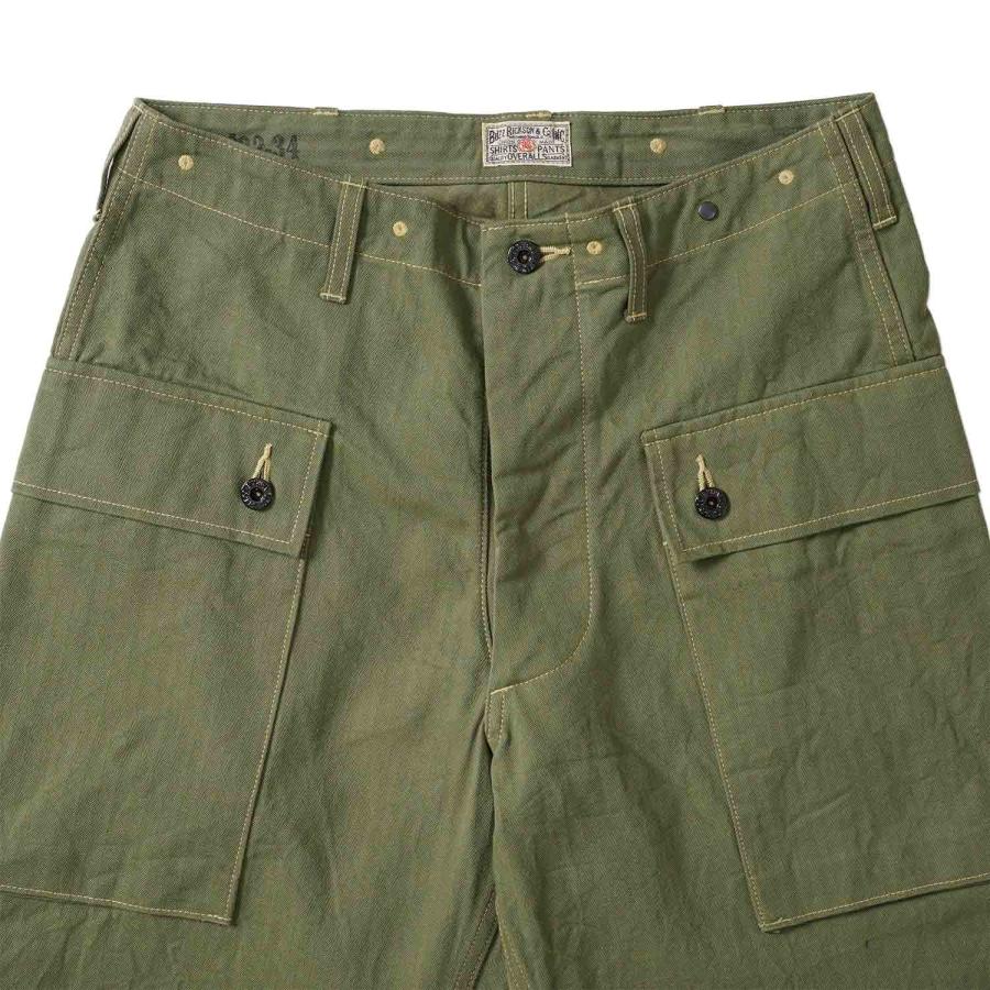 BUZZ RICKSON'S バズリクソンズ パンツ U.S. MARINE CORPS M-1944 HERRINGBONE PANTS SHORT LENGTH BR42501 | BUZZ RICKSON'S | 01