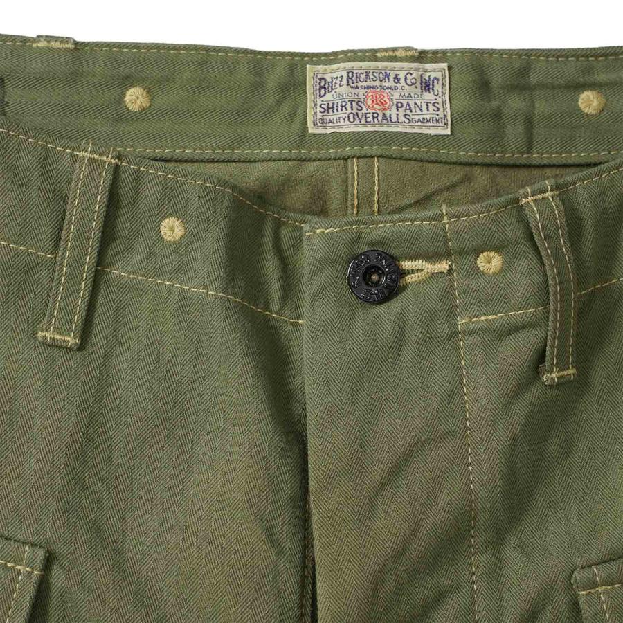 BUZZ RICKSON'S バズリクソンズ パンツ U.S. MARINE CORPS M-1944 HERRINGBONE PANTS SHORT LENGTH BR42501 | BUZZ RICKSON'S | 02
