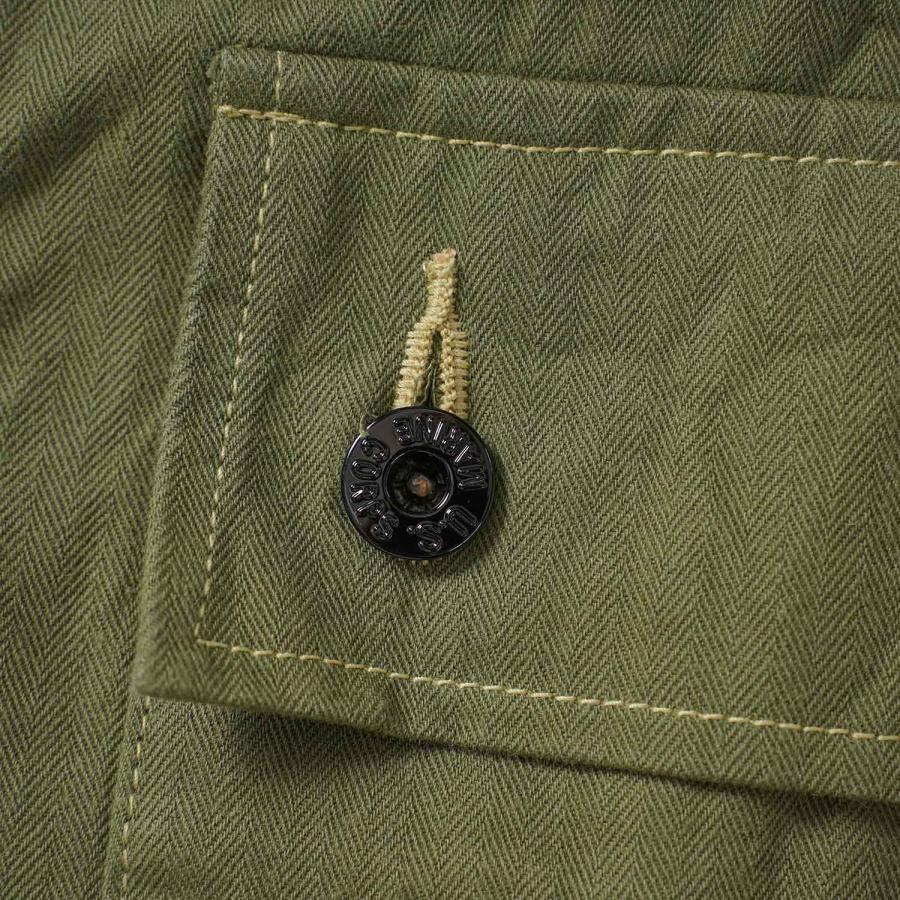 BUZZ RICKSON'S バズリクソンズ パンツ U.S. MARINE CORPS M-1944 HERRINGBONE PANTS SHORT LENGTH BR42501 | BUZZ RICKSON'S | 04