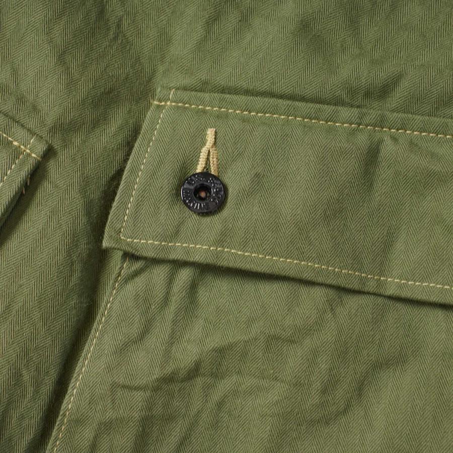 BUZZ RICKSON'S バズリクソンズ パンツ U.S. MARINE CORPS M-1944 HERRINGBONE PANTS SHORT LENGTH BR42501 | BUZZ RICKSON'S | 07