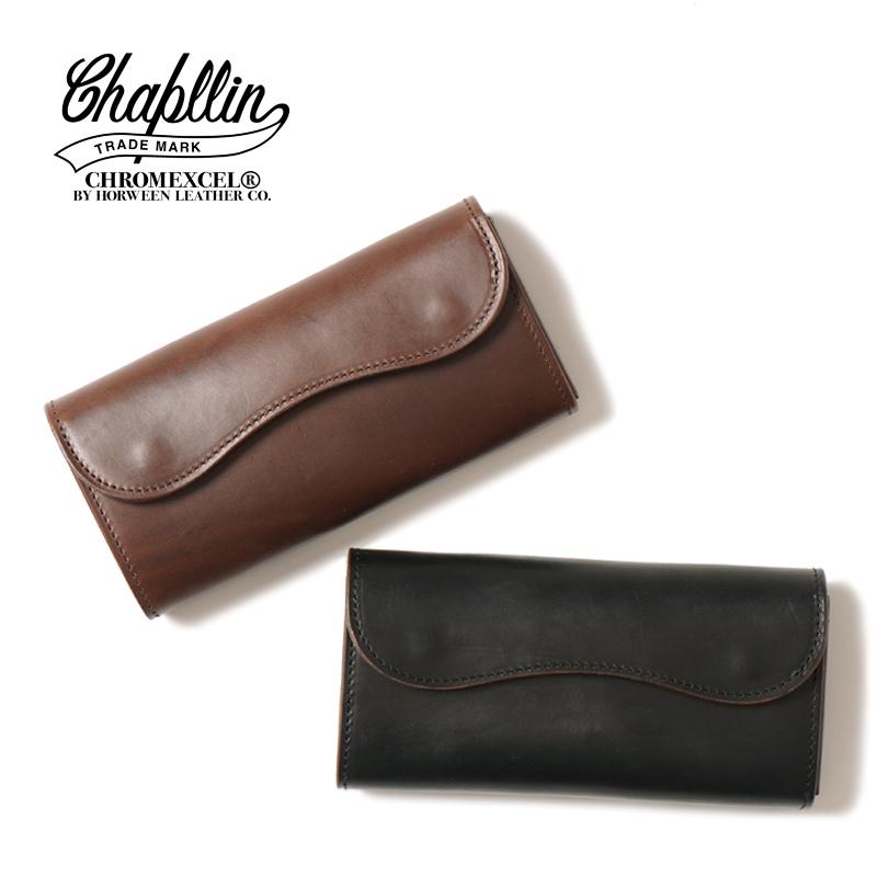 chapllin チャップリン ロングウォレット クロムエクセルレザー