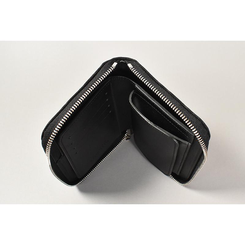 Chapllin（チャップリン） エレファントレザー ミドルウォレット ブラック chapllin チャップリン ミドルウォレット “ELEPHANT LEATHER