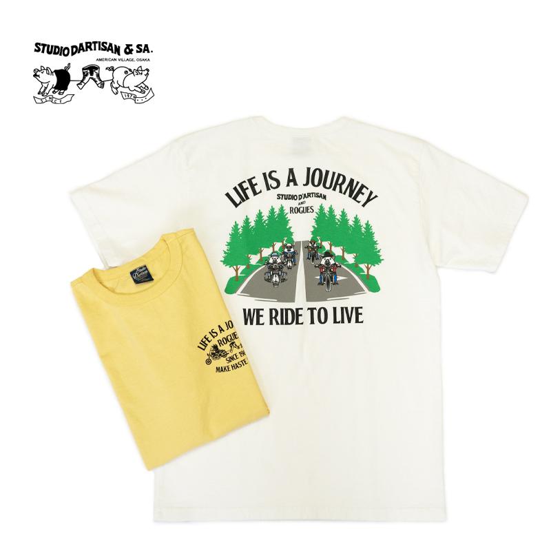 STUDIO D'ARTISAN ステュディオ・ダルチザン 半袖Tシャツ ろー STUDIO D'ARTISAN ステュディオ・ダルチザン 半袖Tシャツ ろー