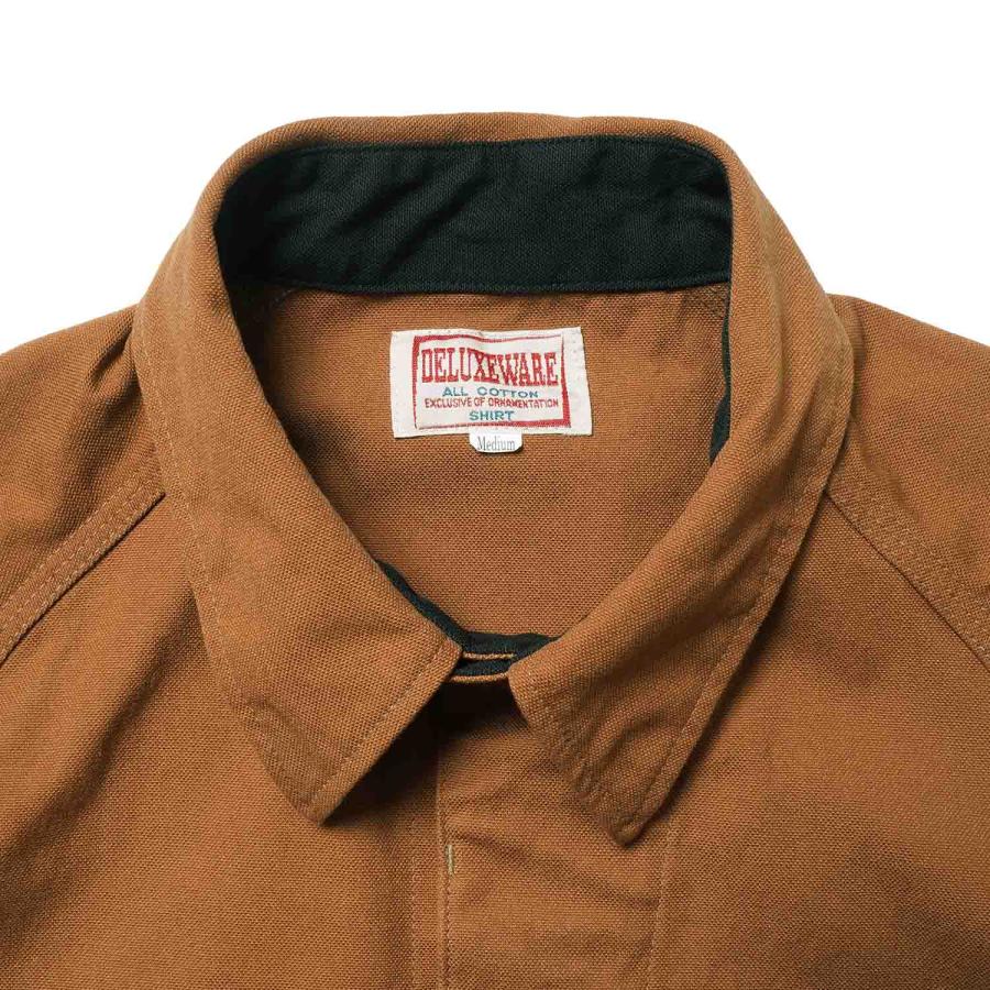 日本製 DELUXEWARE 40's DUCKSBUCK ダック生地 シャツ 日本製 DELUXEWARE 40's DUCKSBUCK ダック生地 シャツ - メルカリ