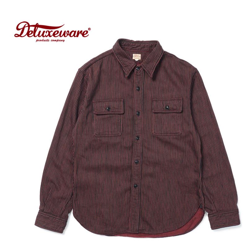 DELUXEWARE デラックスウエア 長袖 シャツ “HICKORY NEL SHIRT” HV-01