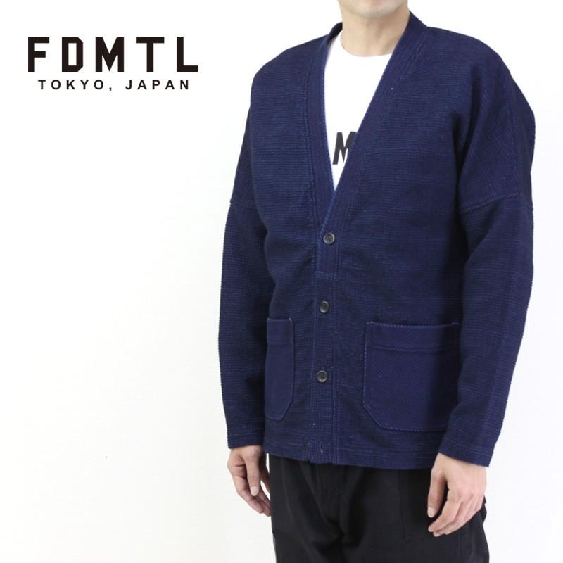 FDMTL ファンダメンタル カーディガン INDIGO CARDIGAN BLUE FA19/CS11 