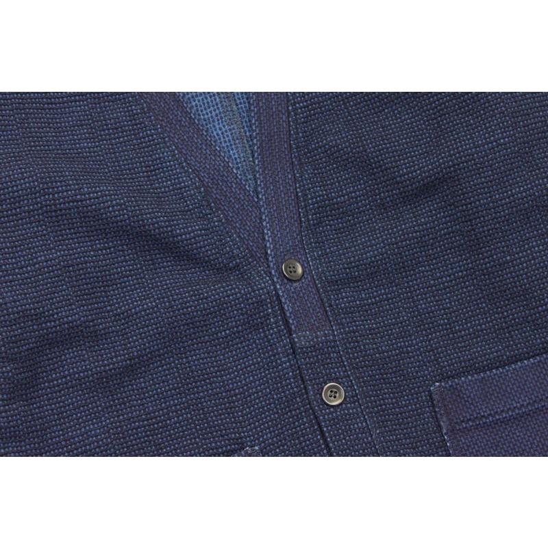 FDMTL ファンダメンタル カーディガン INDIGO CARDIGAN BLUE FA19/CS11 