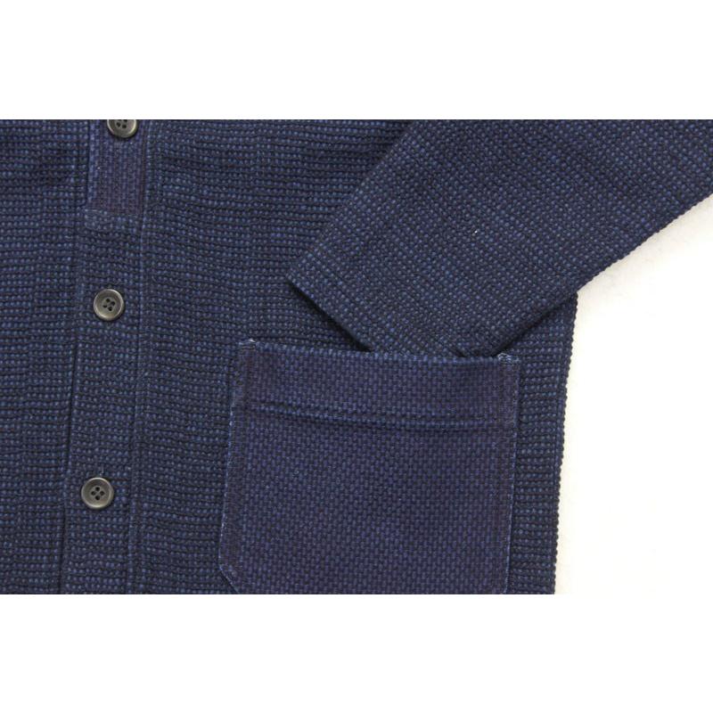FDMTL ファンダメンタル カーディガン INDIGO CARDIGAN BLUE FA19/CS11