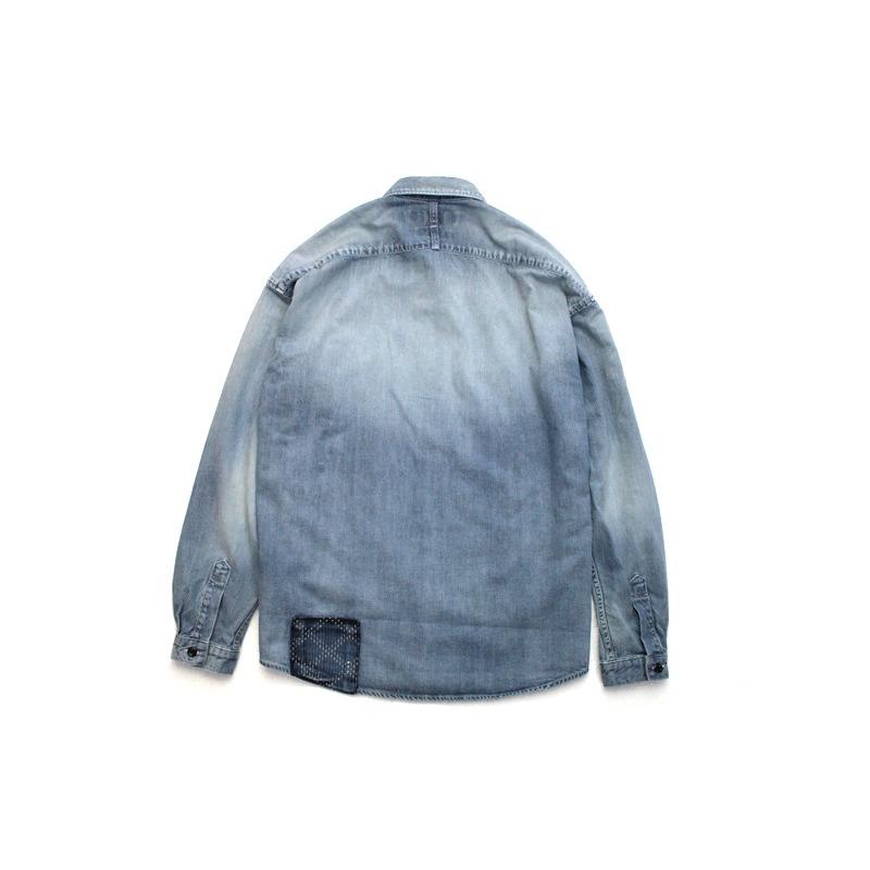 FDMTL ファンダメンタル シャツ DENIM SHIRT 3YR 