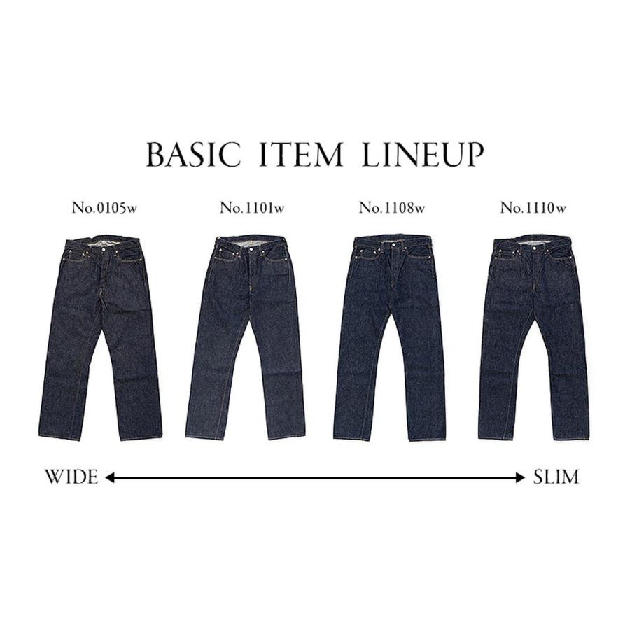 FULLCOUNT（フルカウント） パンツ “Straight Denim” ONE WASH 1101W
