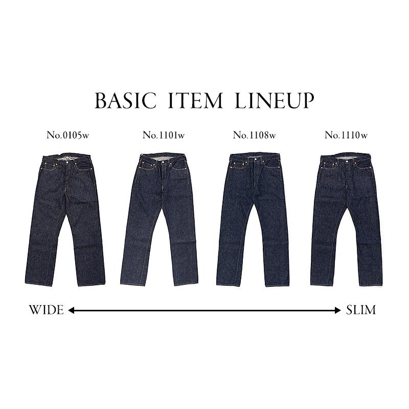 FULLCOUNT フルカウント パンツ “Straight Denim” ONE WASH