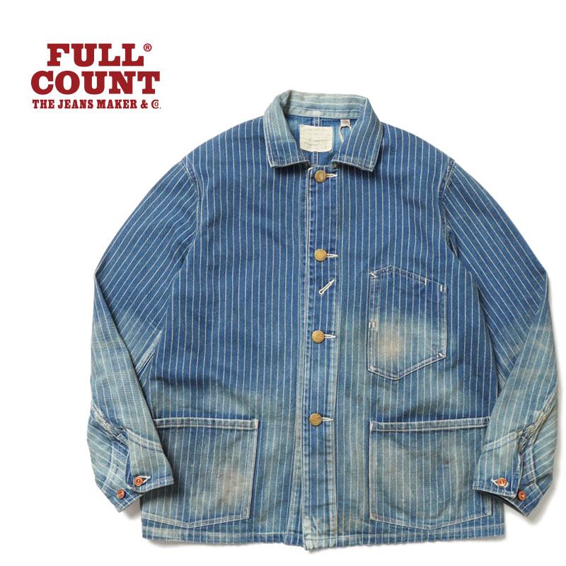 FULL COUNT 2015-11 WABASH カバーオール 美中古 42 FULL COUNT 2015-11 WABASH カバーオール 美中古 42