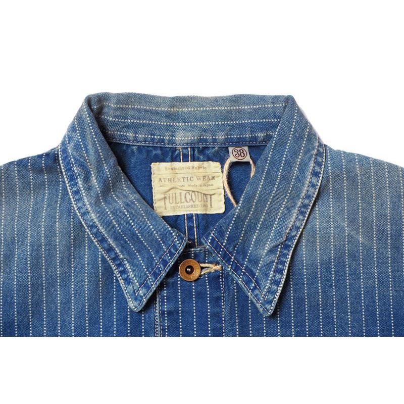 ジャケット・アウター FULLCOUNT INDIGO WABASH COVERALL 2877 38 着てみました。 - FC BLOG