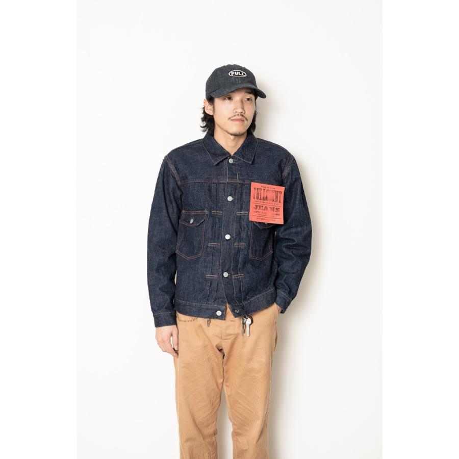 FULLCOUNT フルカウント FULLCOUNT×彫だい  デニム ジャケット  “CLASSIC TATTOO EMBROIDERY TYPE 2nd DENIM JACKET 13.7oz”  ONE WASH  2102E | FULLCOUNT | 13