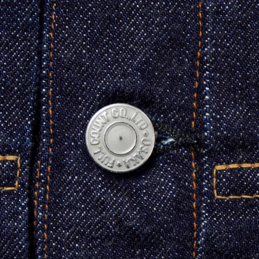 FULLCOUNT フルカウント FULLCOUNT×彫だい  デニム ジャケット  “CLASSIC TATTOO EMBROIDERY TYPE 2nd DENIM JACKET 13.7oz”  ONE WASH  2102E | FULLCOUNT | 04