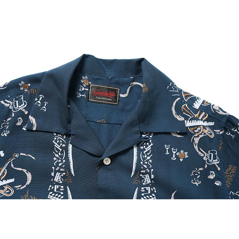 GANGSTERVILLE ギャングスタービル 長袖 シャツ　“SHADOWS - L/S SHIRTS”　GSV-23-SS-10 GANGSTERVILLE シャツ　“SHADOWS L/S SHIRTS”　GSV SS
