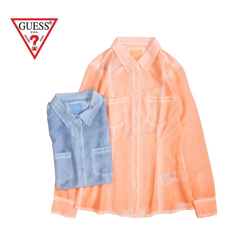 GUESS ゲス ウィメンズ 長袖 シャツ 