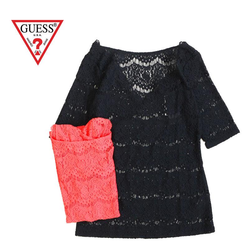 GUESS ゲス ウィメンズ 半袖 カットソー 