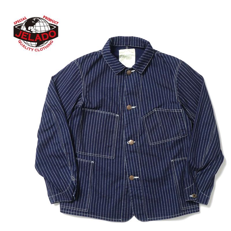 JELADO Steelbeam Coat&カバーオール JELADO Steelbeam Coat 10.5oz インディゴウォバッシュ