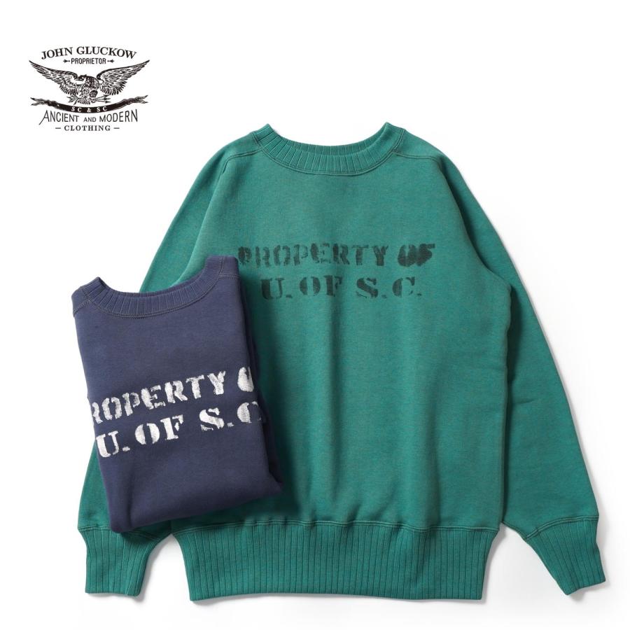 WAREHOUSE（ウエアハウス） JOHN GLUCKOW ジョングラッコー スウェット