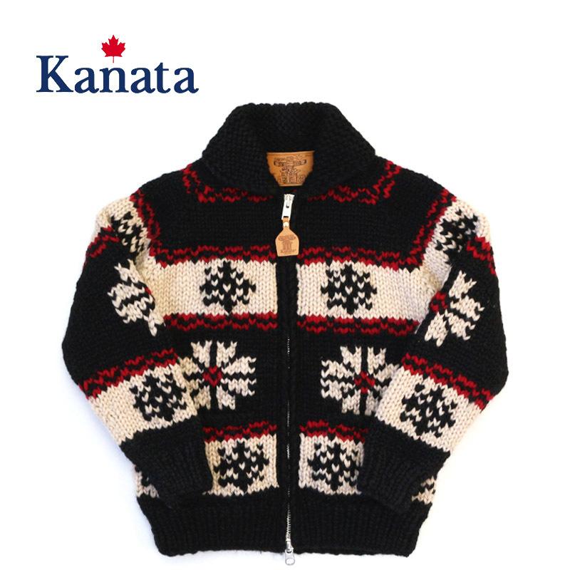 定期入れの Kanata カナタ カウチンセーター特別モデル 1950s OLDSNOW