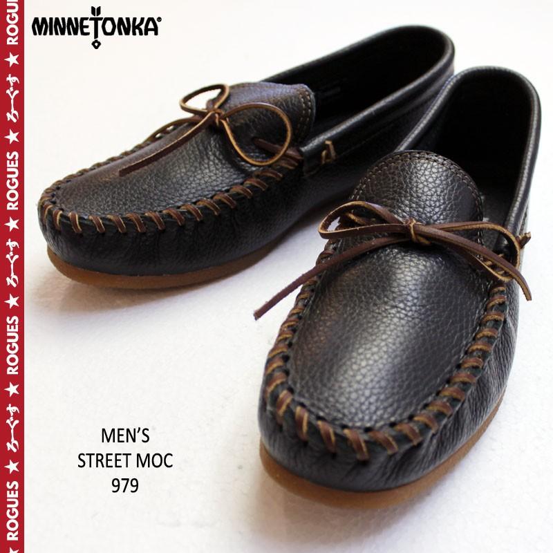 人気大割引 モカシン ミネトンカ Minnetonka 送料無料 Street 革 ストリートモック メンズ 靴 Black 979 Moc シューズ Www Smssvg Org