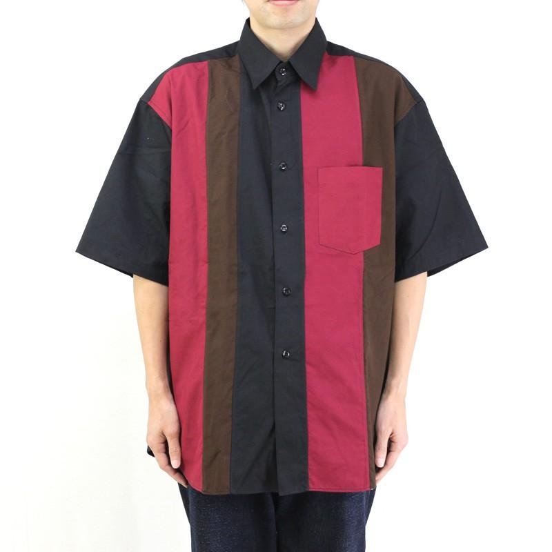 MONITALY モニタリー 半袖 シャツ HALF SLEEVE PANELED SHIRT M25253 