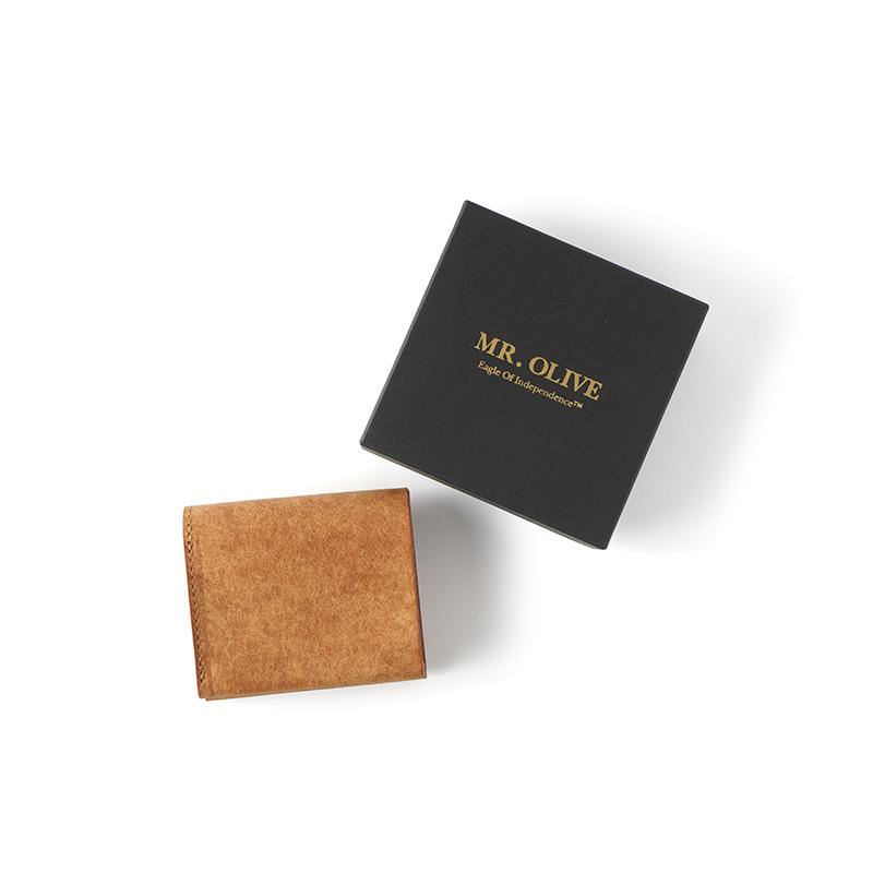 小物 MR. OLIVE / NEAT WALLET / ME120P Black MR.OLIVE ミスターオリーブ ミニウォレット PUEBLO LEATHER