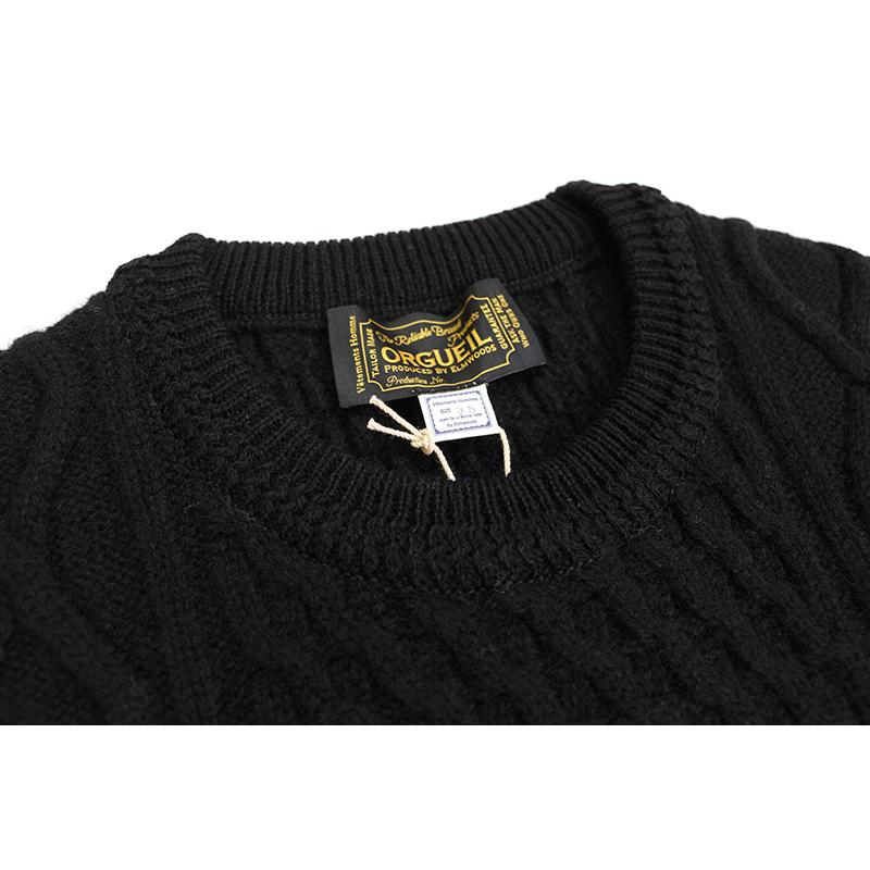 ORGUEIL オルゲイユ ニット ベスト “Cable Knit Gilet” OR-4247 : ろー 