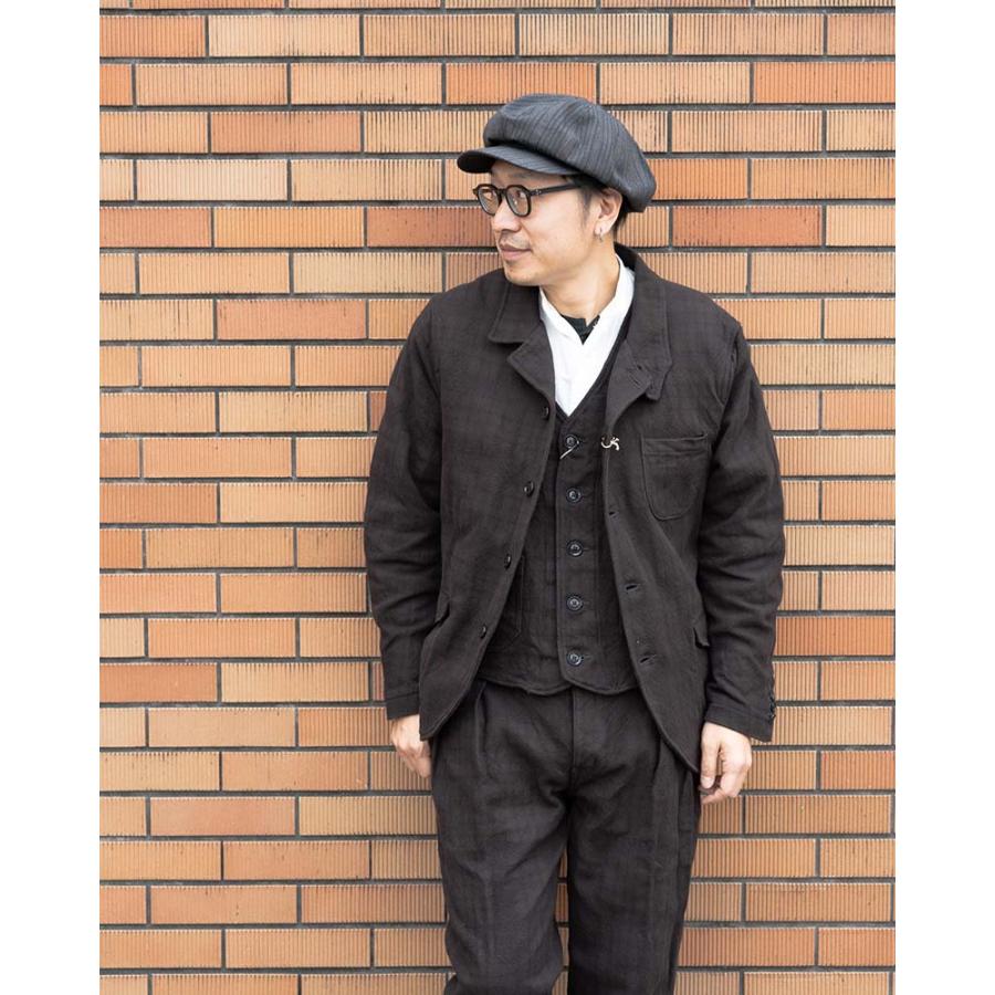 ORGUEIL オルゲイユ ベスト ジレ “Black Check Gilet” OR-4275 