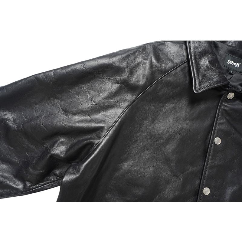 Schott ショット レザー コーチジャケット  "LEATHER COACH JACKET"  782-5950054の画像