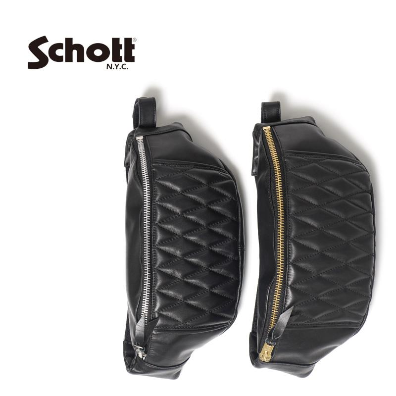 Schott ショット 本革ボディバッグ 黒 楽天市場】Schott ショット 本革レザーボディーバッグ 7825976008