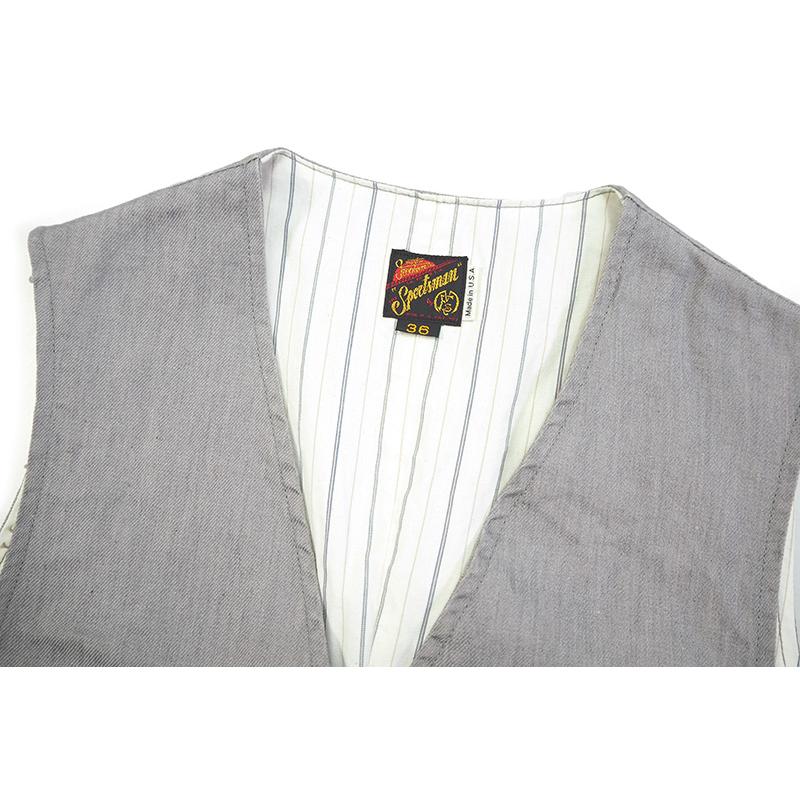 SUGAR CANE シュガーケーン ベスト MFSC Made in U.S.A NOS LINEN 