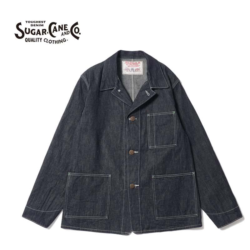 シュガーケーン デニム カバーオール ジャケット SC15503 40 SUGAR CANE シュガーケーン デニム カバーオール “FICTION ROMANCE