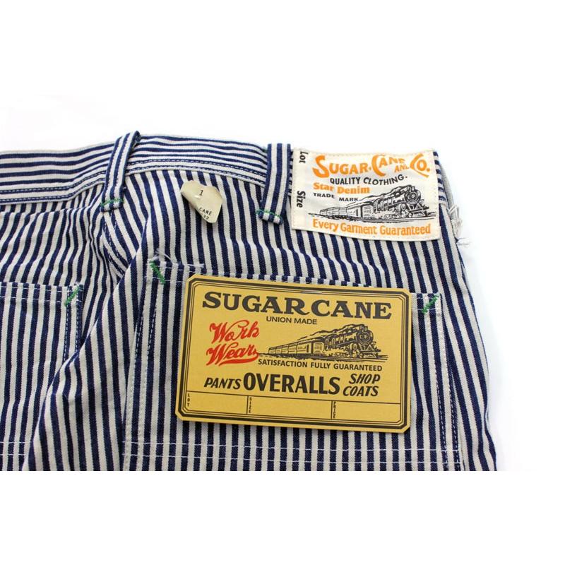 シュガーケーン SUGAR CANE 11oz. ヒッコリー SC14104 SUGAR CANE シュガーケーン ショーツ 11oz. HICKORY STRIPE WORK