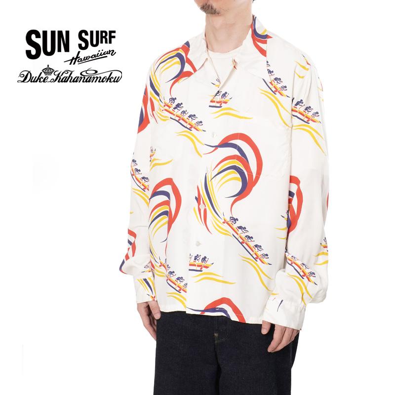 SUN SURF サンサーフ 長袖 アロハ シャツ DUKE KAHANAMOKU 2017 SUN SURF サンサーフ 長袖 アロハ シャツ DUKE KAHANAMOKU 2017
