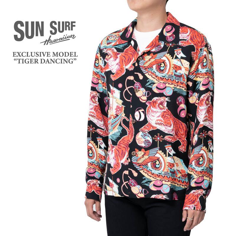 SUN SURF サンサーフ 長袖アロハシャツ 2023 ろーぐす別注 SUN SURF サンサーフ 長袖アロハシャツ 2023 ろーぐす別注