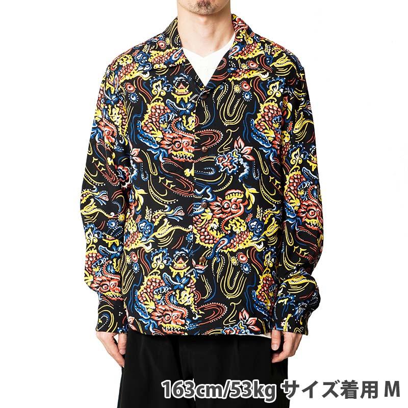 SUNSURF サンサーフ　アロハシャツ　長袖　サイズM 雄鳥 Yahoo!オークション - サンサーフ 尾長鶏 M アロハシャツ