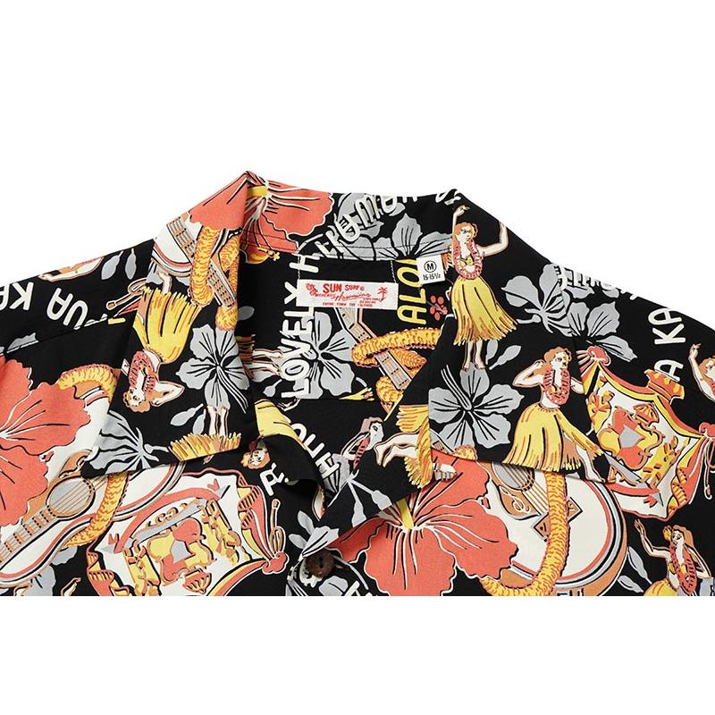 サンサーフ長袖アロハシャツ　品番SS29203 楽天市場】サンサーフ SUN SURF 長袖 レーヨンハワイアンシャツ