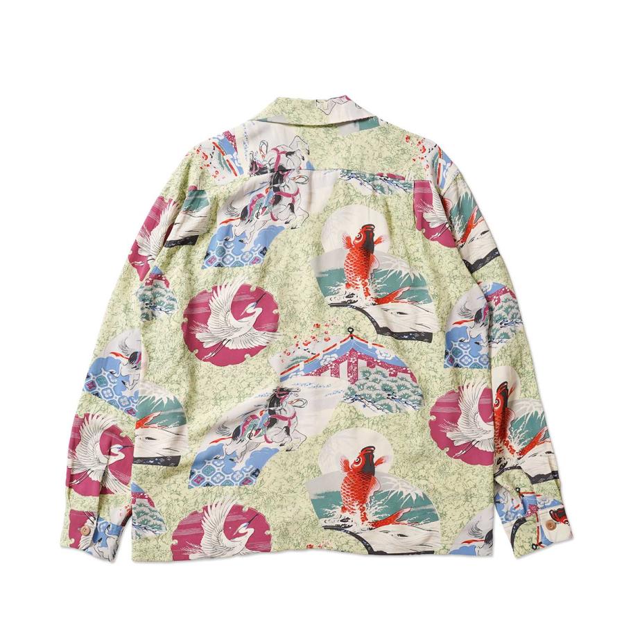 SUN SURF サンサーフ 長袖 アロハシャツ “JAPANESE QUAINT DESIGN