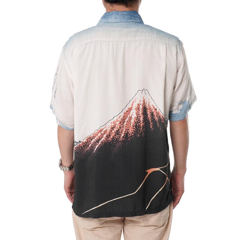 SUN SURF サンサーフ アロハシャツ SURF×北斎 SPECIAL EDITION 