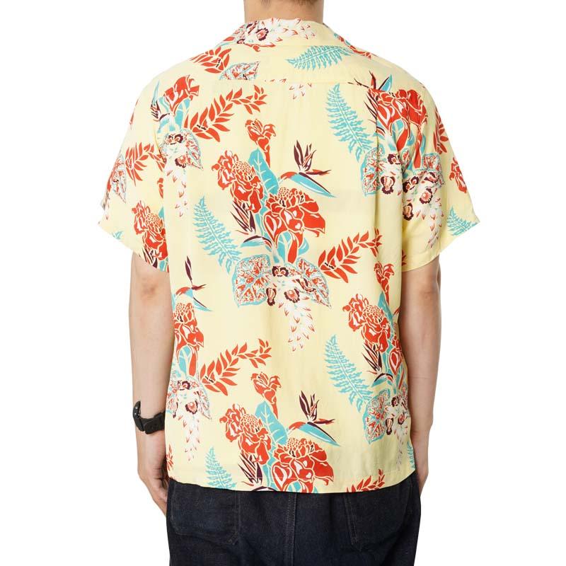 SUN SURF アロハシャツ Mサイズ 花柄 SUN SURF サンサーフ 半袖 アロハシャツ RAYON HAWAIIAN SHIRT